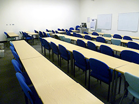 Sample layout of Management School Lecture Theatre 7